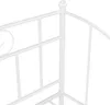 vidaXL Schlafsofa Bettgestell Weiß Metall 90x200 cm Produktbild-Vorschau 7