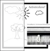 heimtexland ® Vorhang Kindergardine Skandi Leinen Optik Produktbild-Vorschau 6