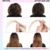 A collage showing before and after images of hair treatment, demonstrating the product's effectiveness. Náhled obrázku produktu