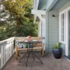 Tavolo da giardino Relaxdays, A x Ø: 75 x 80 cm, tavolo da Anteprima dell’immagine prodotto 5