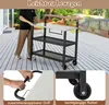 COSTWAY Chariot de barbecue Table de barbecue avec tablette Voir les images du produit 7