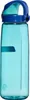 A close-up studio shot of a blue Nalgene water bottle. Voir les images du produit