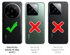 Cover protettiva per Xiaomi 14 Ultra Case Cover trasparente Anteprima dell’immagine prodotto 3