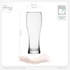 IMPERIAL Weizengläser aus Glas 500ml (max. 700ml) Set 6 Produktbild-Vorschau 5