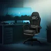 ML-Design Gaming Stuhl mit Fußstütze, Schwarz aus Produktbild-Vorschau 8