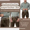 Traditioneller Herren-Ledergürtel mit verzierter Metallschnalle Produktbild-Vorschau