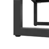 A close-up view of the black metal legs of a furniture set. Anteprima dell’immagine prodotto