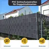 Sekey PVC Sichtschutzstreifen für Doppelstabmatten 50m x Produktbild-Vorschau 8