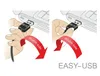 DELOCK USB Kabel A -> micro B St/St 1.00m 90°gew. sw Produktbild-Vorschau 6