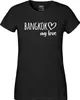 Huuraa Damen T-Shirt Bangkok my love M Black Bio Baumwolle Produktbild-Vorschau 2