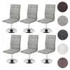 lot de 6 chaises de salle à manger HWC-C41, chaise de Voir les images du produit 7