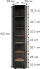 Wysoka szafka narożna Vicco Irma Antracyt/Artisan 33 x 192 Podgląd zdjęcia produktu 1