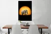 MuchoWow® MuchoWow® Gerahmtes Poster Elefant - Sonne - Produktbild-Vorschau 2