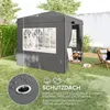 Outsunny Pavillon 2,5x2,5m wasserabweisend Stabil Produktbild-Vorschau 6