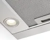 Close-up of a kitchen range hood with a built-in light and metal filter. Podgląd zdjęcia produktu