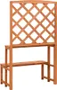 vidaXL Kvetinové schody s mriežkou Orange 70x42x120cm Náhľad obrázku produktu 3