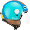 Casco Jet CGM 191G PIX SPRINT, color celeste azul naranja Vista previa de la imagen del producto 3