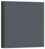 Smart Wall Switch H1 - zwei Wippen mit Neutralleiter (grau) Produktbild-Vorschau 2