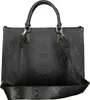 Elegante schwarze Damenschultertasche mit viel Stauraum und Produktbild-Vorschau 2