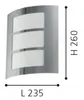 EGLO Applique murale d'extérieur City 60 W argent 88139 Voir les images du produit 12