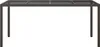 vidaXL Gartentisch Braun 190x90x75 cm Gehärtetes Glas und Produktbild-Vorschau 3