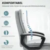 HOMCOM Bürostuhl Ergonomischer Schreibtischstuhl mit Produktbild-Vorschau 4