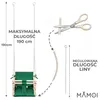 MAMOI Huśtawka dziecięca 3w1 z pasem bezpieczeństwa, Podgląd zdjęcia produktu 4