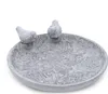 3.07 Vogeltränke mit Rosen Ornamenten - ca. Ø 24 cm / mit 2 Produktbild-Vorschau 1