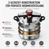 Schnellkochtöpfe Dampfkochtöpfe 2-in-1 Schnellkochtopf 10 L Produktbild-Vorschau 5