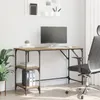 vidaXL Artisan dubový stůl 120 x 50 x 75 cm materiál na Náhled obrázku produktu 1
