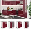 A collage showing a modern kitchen setup and individual kitchen cabinets. Náhled obrázku produktu