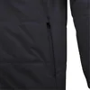 A close-up view of a dark-colored jacket, showing a zippered pocket. Anteprima dell’immagine prodotto