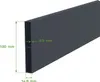 Doppelflügeltor aus Aluminium 3m VEYMONT H.120cm grau Produktbild-Vorschau 13