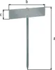 Alberts 690670 Montaggio della targa, da inserire a Anteprima dell’immagine prodotto 4