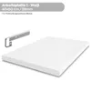 Arbeitsplatte für Küchenmöbel 40x60cm / 28mm dick Weiß Produktbild-Vorschau 2