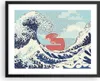 Gerahmtes Poster - Schwarzer Rahmen - Rot modern vielleicht Produktbild-Vorschau 1