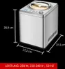 Das Gerät ist ein Unold Eiscremegerät mit den Maßen 31,5 cm (Länge), 39,9 cm (Höhe) und 27,2 cm (Bre Produktbild-Vorschau
