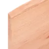 Wandregal Hellbraun 60x40x2 cm Massivholz Eiche Behandelt , Produktbild-Vorschau 4