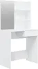 A white vanity table with a mirror and shelves. Náhled obrázku produktu