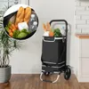 Wózek torba na zakupy na kółkach składany wodoodporny 42l Podgląd zdjęcia produktu 7