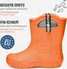 Damen federleichte EVA Gummistiefel Regenschuhe gefüttert Produktbild-Vorschau 4