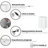 STIV Möbel | Szafka łazienkowa wisząca Biały Mat 40x60x25 Podgląd zdjęcia produktu 4