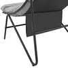Ensemble de jardin bistrot gris, comprenant : 2 chaises Voir les images du produit 6