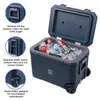 Brisby Kühlbox 45 l – Mit Rollen – 4 Kühlelemente – Blau Produktbild-Vorschau 18
