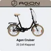 Agon Cruiser 20 Zoll Klapprad für Damen und Herren 150 - Produktbild-Vorschau 1