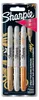 1x3 Sharpie Metallic Marker F Gold/Silber/Bronze Produktbild-Vorschau 1