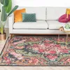 Volero - Blumen Teppich - Estate Rosen Kelim Grün - 80x150 Produktbild-Vorschau 7
