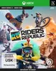 The cover art for the video game Riders Republic, featuring various characters engaged in extreme sports. Produktbild-Vorschau