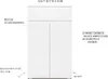 Highboard Image Blanc 3 weiß matt 2-trg 1SK 80x131 B/H/T Produktbild-Vorschau 9