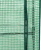 vidaXL Hochbeet mit Gewächshaus-Aufsatz Rattan-Optik Produktbild-Vorschau 8
